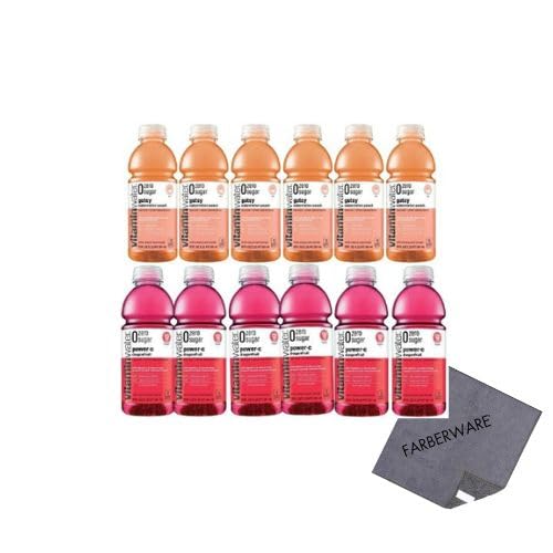 Cameo Selections - Vitamin Water Zero Sugar - 2 Flavor Variety Pack - (pack Of 12)