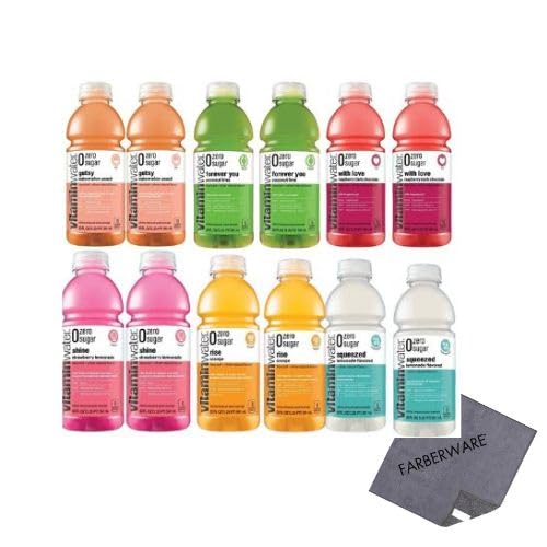 Cameo Selections- Vitamin Water 6 Flavor Variety Pack (pack Of 12)