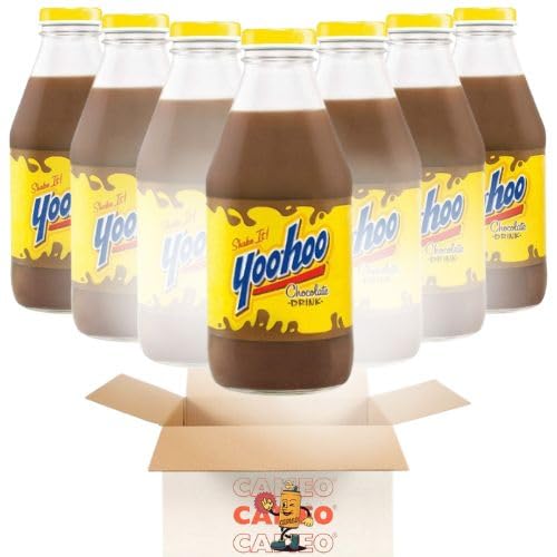 Cameo - Yoohoo Chocolate Drink, Shake It, Chocolate Milk  15.5oz Glass Bottle (6 Pack)