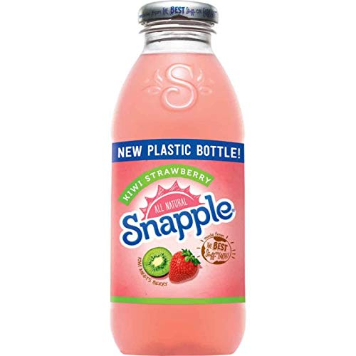 Snapple All Natural Fruit Flavored Teas And Juices, 16 Oz Plastic Bottles (kiwi Strawberry, Pack Of 6) 16 Fl Oz (pack Of 6)