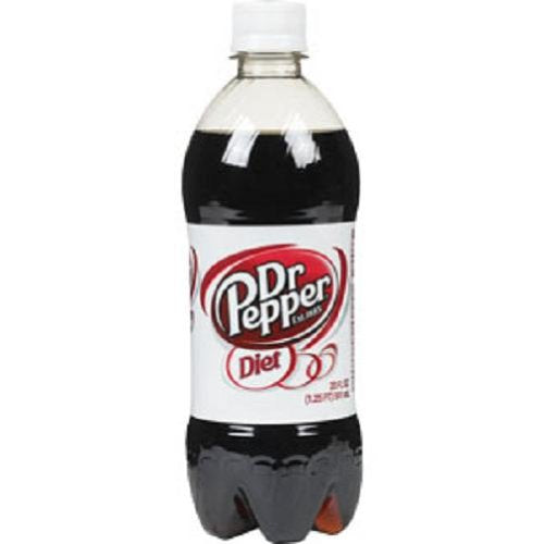 Dr. Pepper Diet Soda, 20 Fl Oz (pack Of 24)