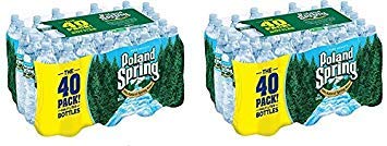 Poland Spring Bottled Water Dgpwun, 80 Count 2pack (40 Count) 16.9 Fl Oz (pack Of 80)