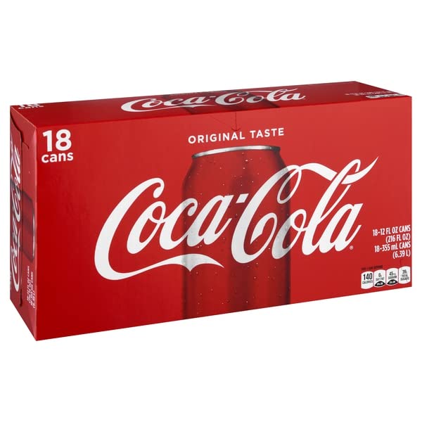 Coca-cola Can 12 Fl Oz X18