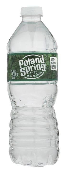 Poland Springs 100% Natural Spring Water, 16.9 Fl Oz- 8 Pack Natural 1 Fl Oz (pack Of 8)