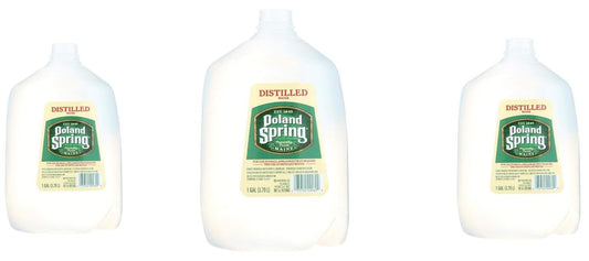 Poland Springs Distill Water - 1 Gallon Per Bottle - 3 Total Bottles (3total Gallons) Distill Water