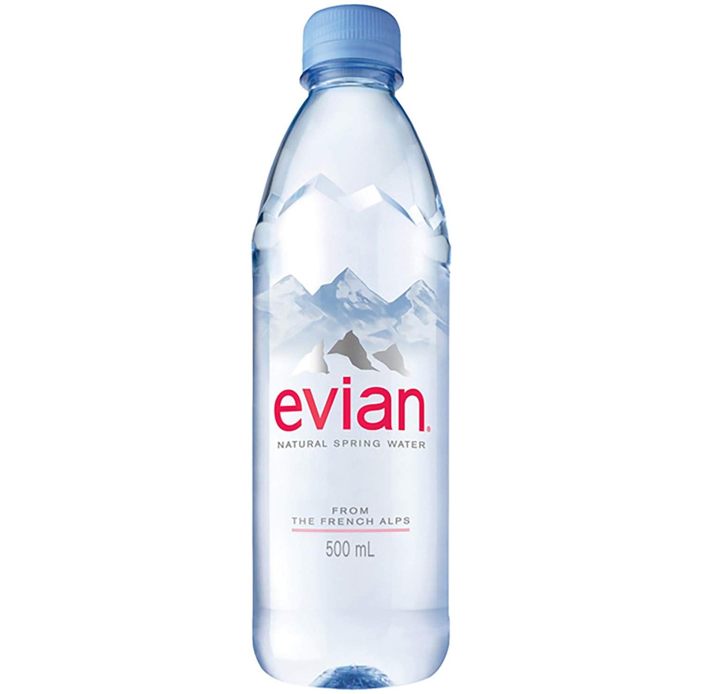 Cameo Selection - Evian - Spring Water - 500 Ml- (6 Plastic Bottles)