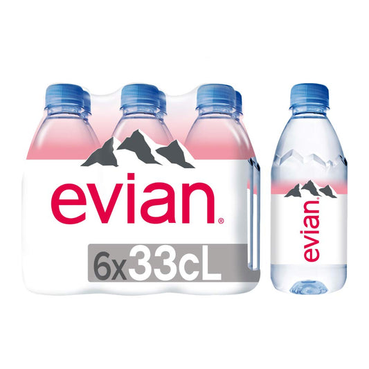 Evian Natural Spring Water, Bottled Natural Spring Water, Water Bottles, Naturally Filtered Spring Water In Mini-sized Bottles, Great For Home Or Work, 11.16 Fl Oz (pack Of 24) 67.2 Fl Oz (pack Of 4)