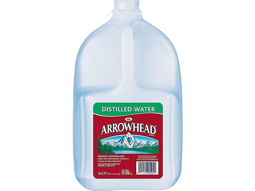 Arrowhead 11475018 Distilled Water, 128 Fl. Oz., 6carton