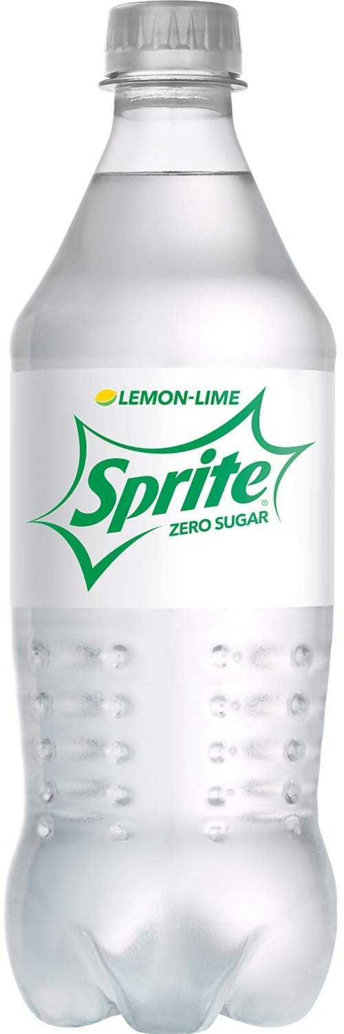 Zero Sprite 20 Oz Soda Bottles (pack Of 8, Total Of 160 Fl Oz)