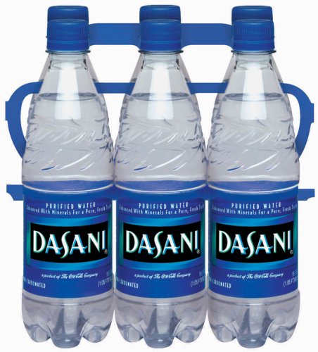 Dasani Bottled Water, 6-0.5 Liter Bottles (101.4 Fl. Oz. Net)