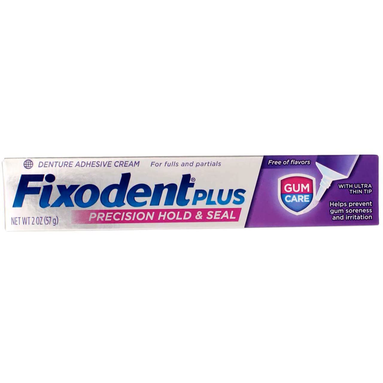 Fixodent Plus Denture Adhesive Cream Gum Care, 2 Oz By Fixodent