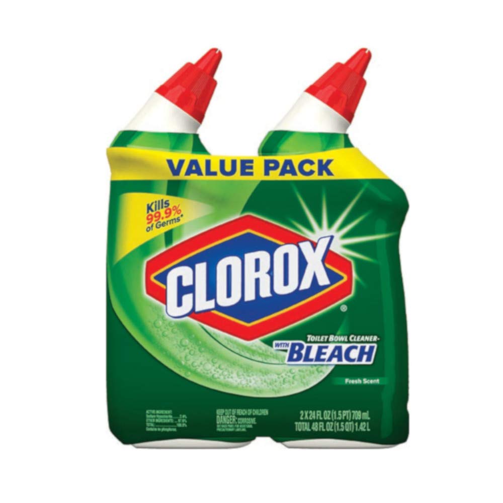 Clorox Toilet Bowl Cleaner, Fresh Scent, 24 Fluid Ounces Fresh 48 Fl Oz (pack Of 1)