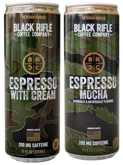 Black Rifle Coffee Company Rtd - Espresso With Cream & Esspresso Mocha Variety Pack (18)