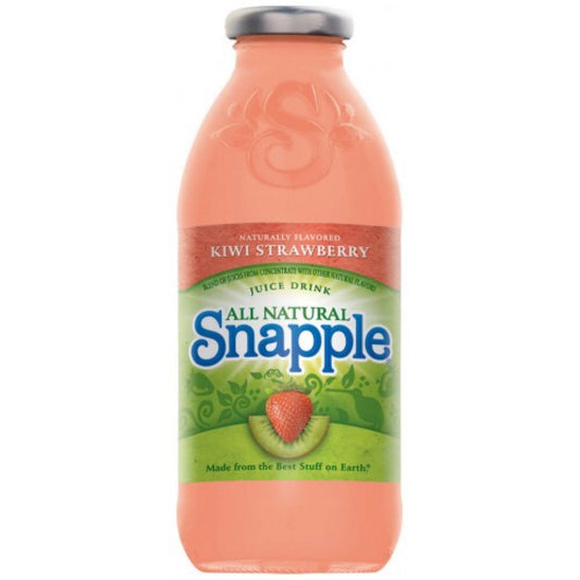 Snapple Kiwi Strawberry Juice, 16 Ounce (24 Bottles)