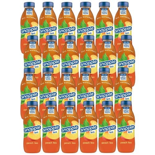 Cameo - Snapple All Natural Peach Iced Tea  16oz Plastic Bottle (24 Pack)