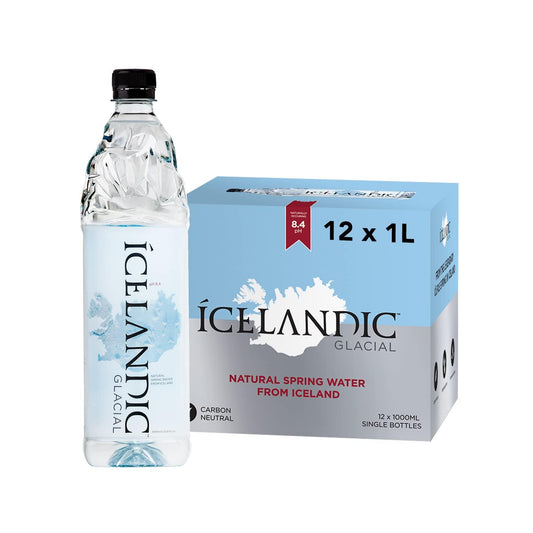 Cameo- Icelandic Glacial Natural Spring Alkaline Water, 33.81 Fl Oz (pack Of 36)