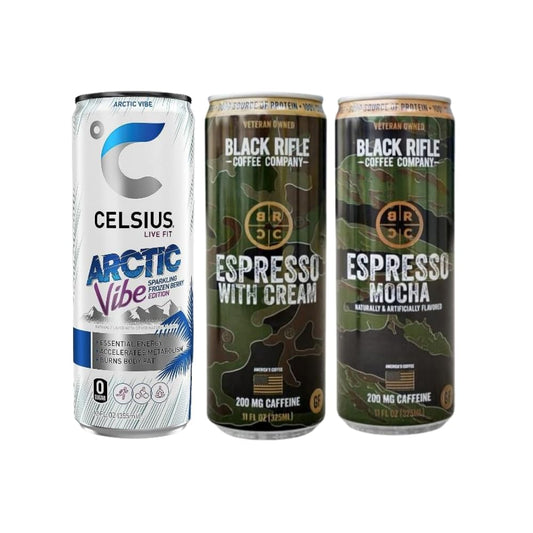 Energy Pack - Artic Vibe  Black Rifle Espresso Mocha  Espresso Wcream (pack Of 18) Asstd. Pack Of 18