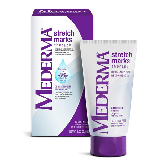 Mederma Stretch Marks Therapy, Hydrates To Help Prevent Stretch Marks, Clinically Shown To Produce Noticable Improvement In 4 Weeks, Dermatologist Recommended, Ivory, 5.29 Ounce