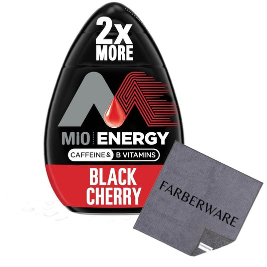 Mio Energy Black Cherry Naturally Flavored Liquid Water Enhancer 15 Count 3.24 Fl Oz Lemonade 0.22 Fl Oz (pack Of 15)