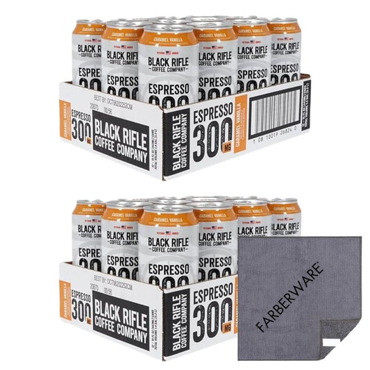 Black Rifle Coffee Rtd Ready To Drink Cans, Caramel Vanilla 24 Value Pack