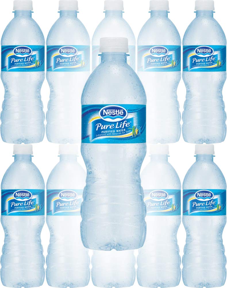 Nestle Water, Pure Life, Purified Water, 16.9 Fl Oz Bottle (pack Of 10, Total Of 169 Fl Oz) 16.9 Fl Oz (pack Of 10)