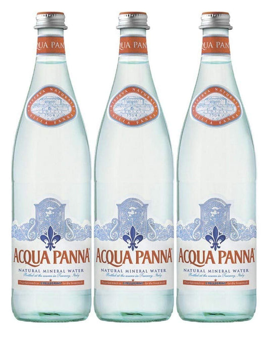 Acqua Panna Natural Spring Water, 25.3 Oz Glass Bottle (pack Of 3, Total Of 75.90 Oz)