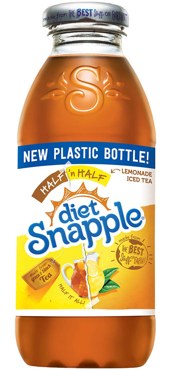 Diet Snapple Half N Half, 16 Fl Oz (12 Plastic Bottles) Half 16 Fl Oz (pack Of 12)