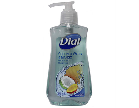 Dial Liquid Hand Soap, Coconut Water & Mango, 7.5 Fluid Ounces - 017000121581 017000121598