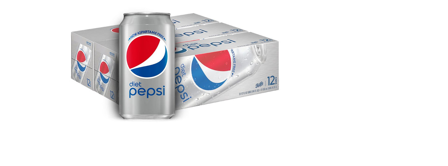 Diet Pepsi Soda, Fridge Pack Bundle, 12 Fl Oz, 36 Cans Diet Pepsi 12 Fl Oz (pack Of 36)