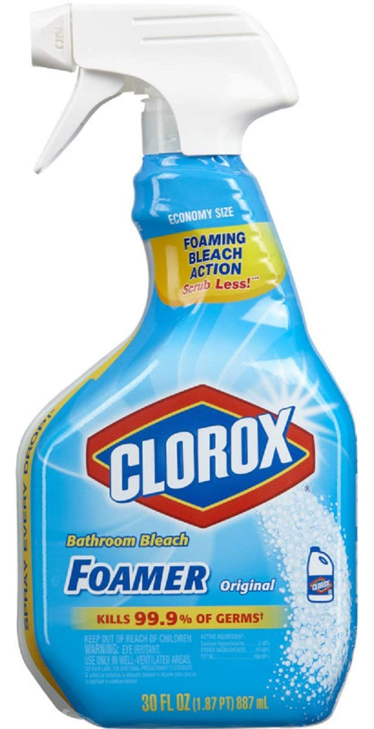 Clorox Bleach Foamer Bathroom Cleaner 30 Oz (pack Of 6)