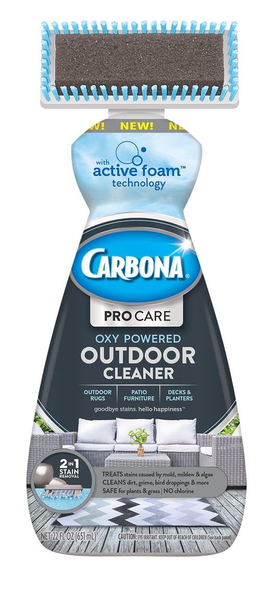 Carbona Pro Care Oxy Powered Outdoor Cleaner With Brush  22 Fl Oz, 1 Pack 22 Fl Oz (pack Of 1)