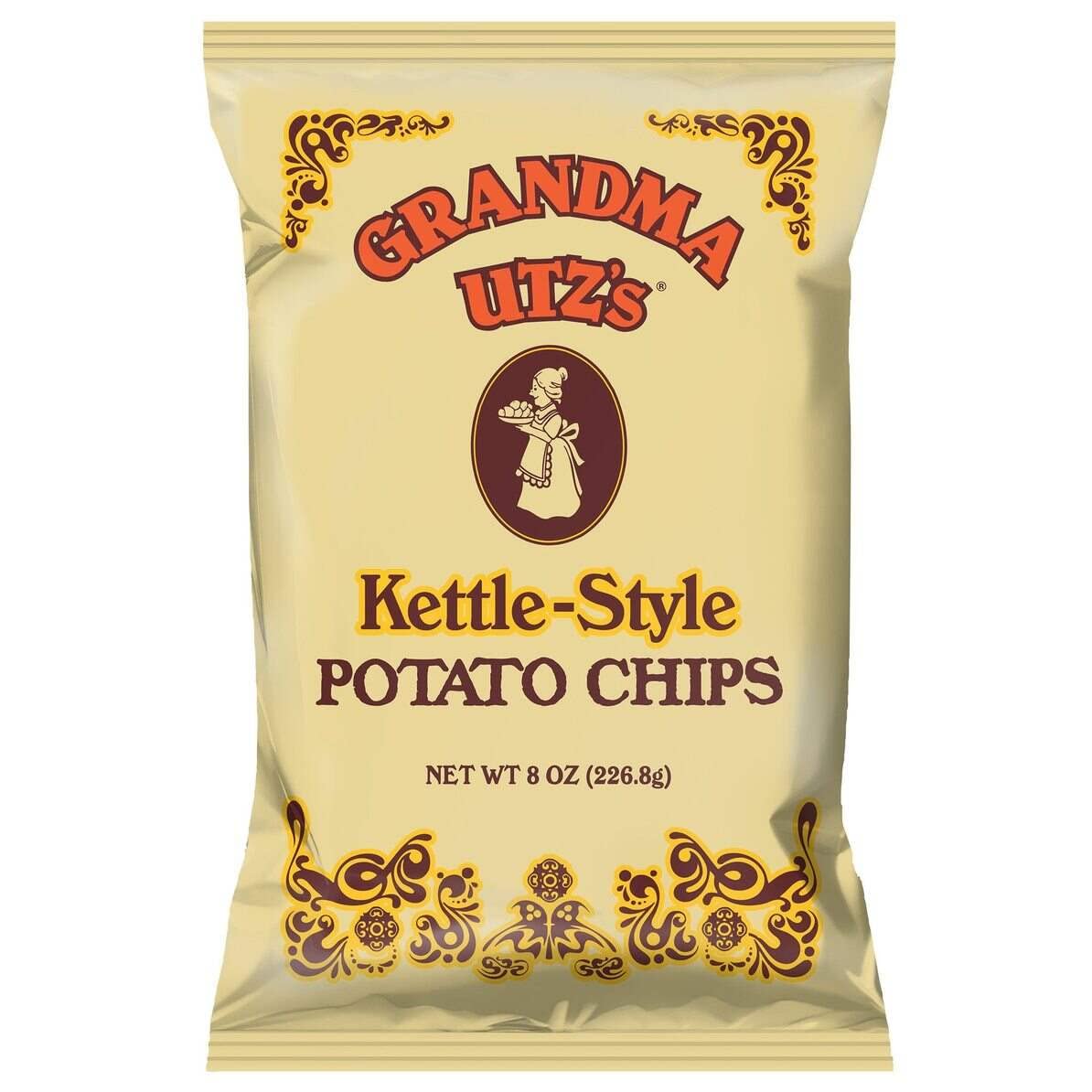 Grandma Utzs Kettle-style Potato Chips 8 Oz. Bag (4-pack) 8 Ounce (pack Of 4)