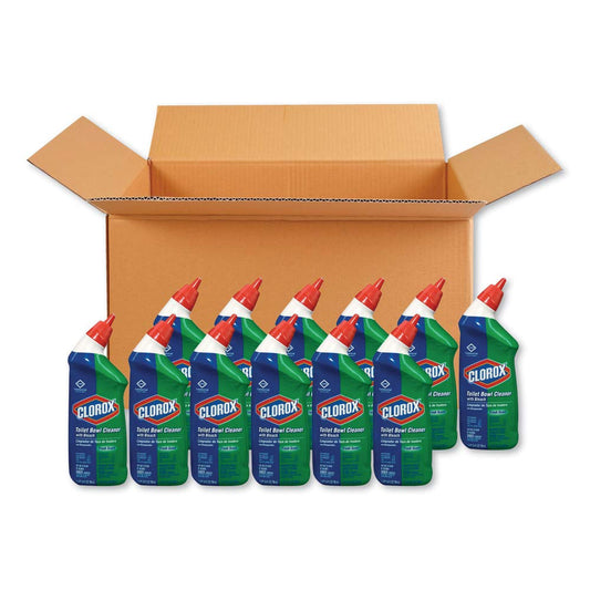 Clorox Bleach Toilet Bowl Cleaner, 24 Oz, Case Of 12