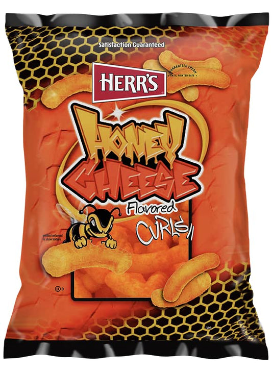 Herrs Snacks - Gluten-free Sweet And Savory Snacks For Adults And Kids - Honey Cheese Curls - 7.5 Ounce (pack Of 9) Honey Cheese 7.5 Ounce (pack Of 9)