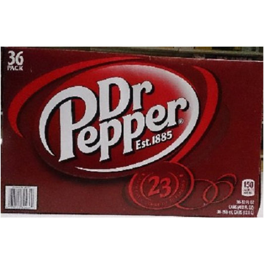 Dr. Pepper Soda 12 Oz Can (36 Cans)