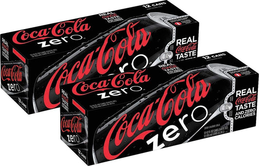 Coca Cola Coke Zero Sugar, 12 Fl Oz (pack Of 24) Zero 12 Fl Oz (pack Of 24)