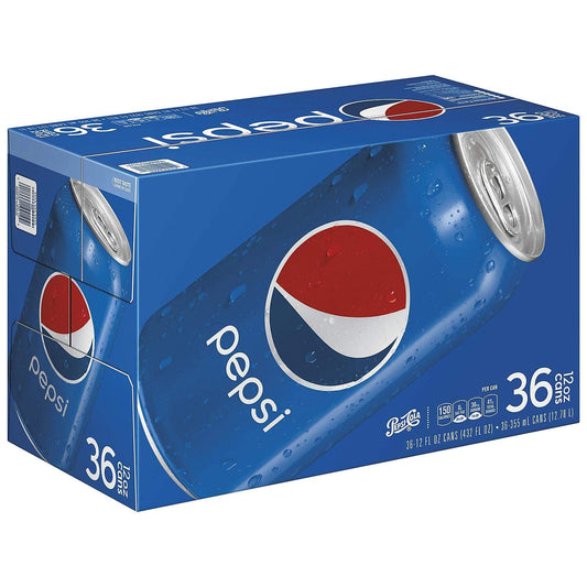 Pepsi Cola Cans, 36 Count Cola 12 Fl Oz (pack Of 36)