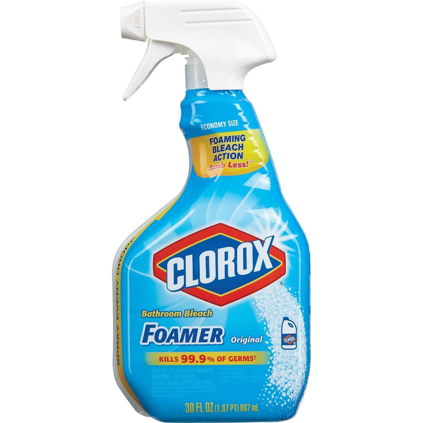 Clorox Bleach Foamer Bathroom Cleaner 30 Oz (pack Of 5)