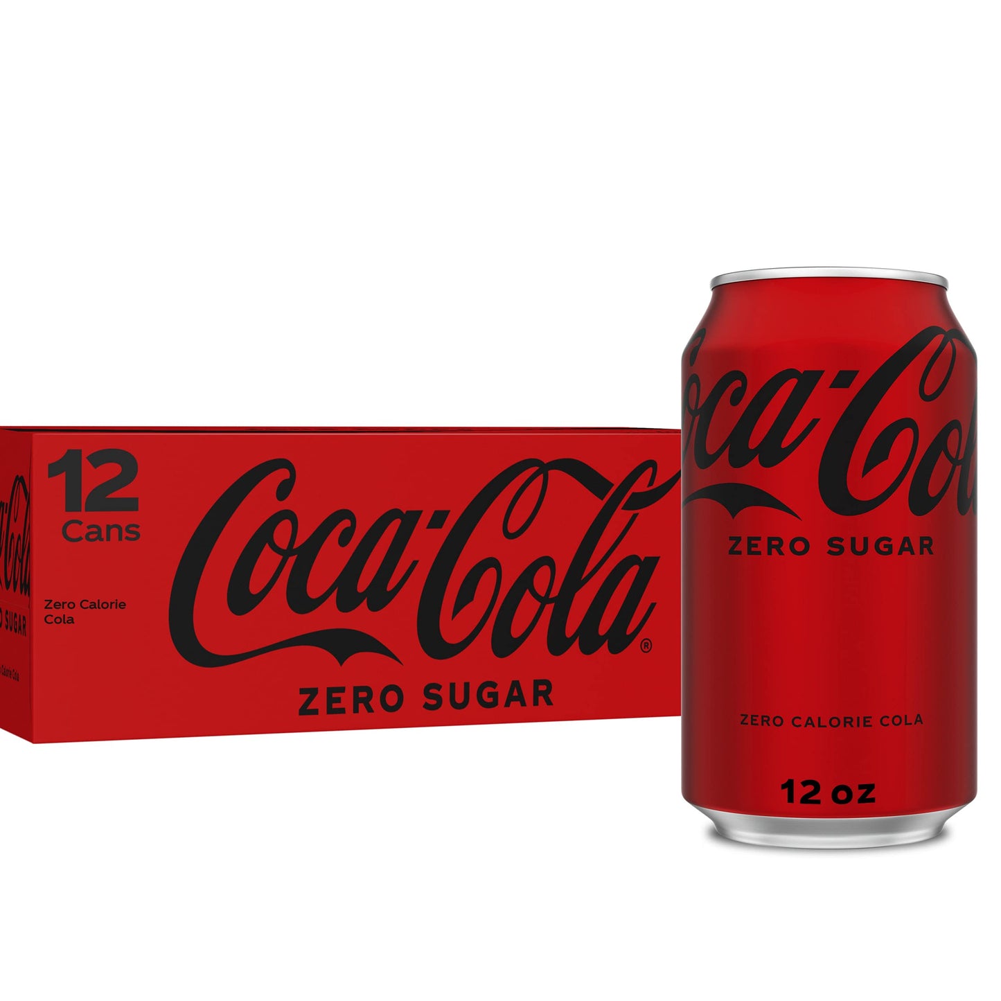 Coke Zero Sugar Cola Soda, 12 Ounce Can (pack Of 12) (package May Vary) Coke Zero 12 Fl Oz (pack Of 12)