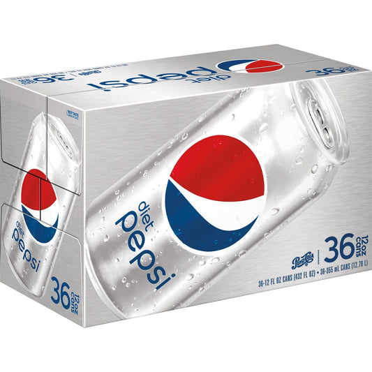 Diet Pepsi Cola (12 Oz. Cans, 36 Ct.) (pack Of 2)