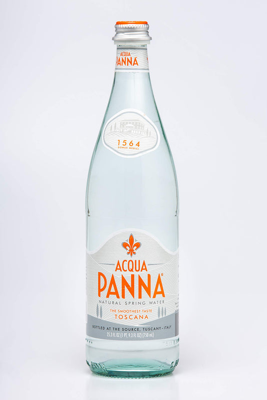 Acqua Panna Natural Spring Water, 750ml Glass 12 Bottles