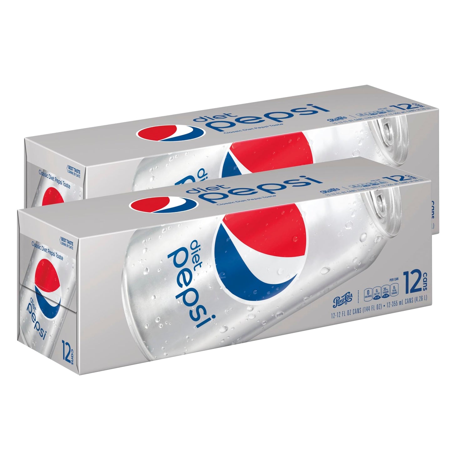 Diet Pepsi, 12 Oz Per Can, Case Of 24 Cans