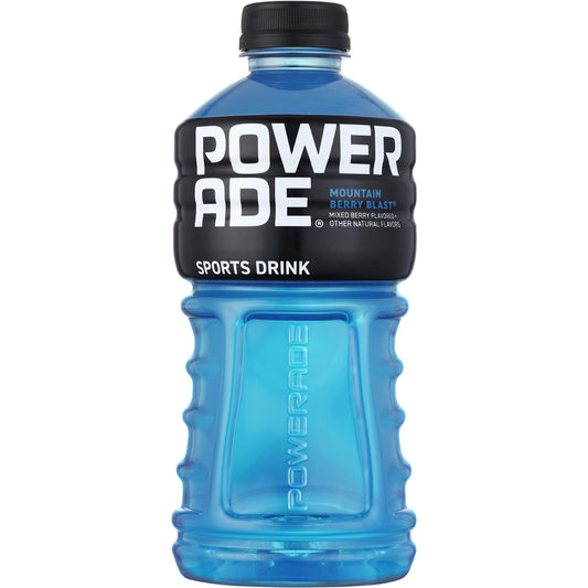 Powerade, Electrolyte Enhanced Sports Drink W Vitamins, Mountain Berry Blast, 32 Fl Oz