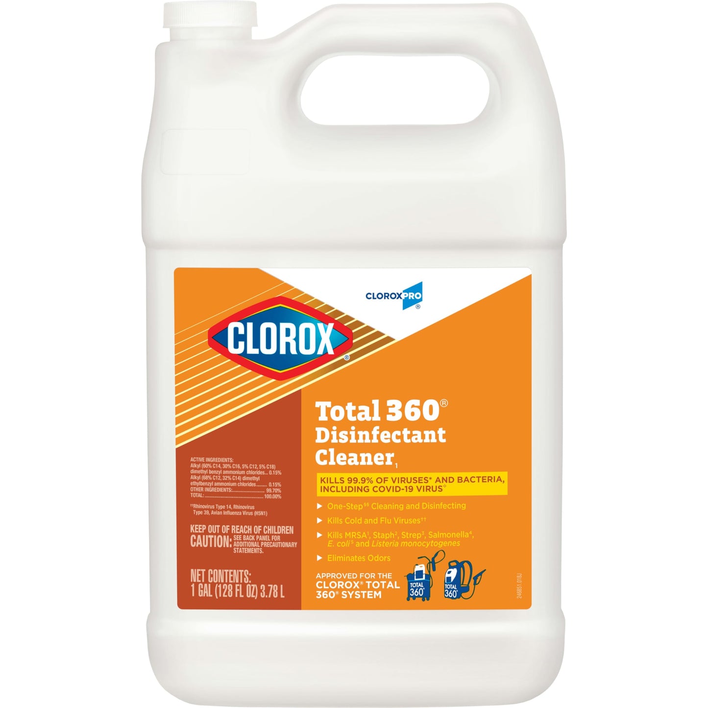 Cloroxpro Clorox Total 360 Disinfectant Cleaner, 128 Ounces 1 Gallon (pack Of 1)