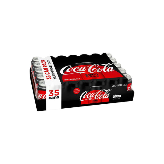 Coca-cola Coke Zero Cans, 12 Ounce 35 Cans Zero 12 Fl Oz (pack Of 35)