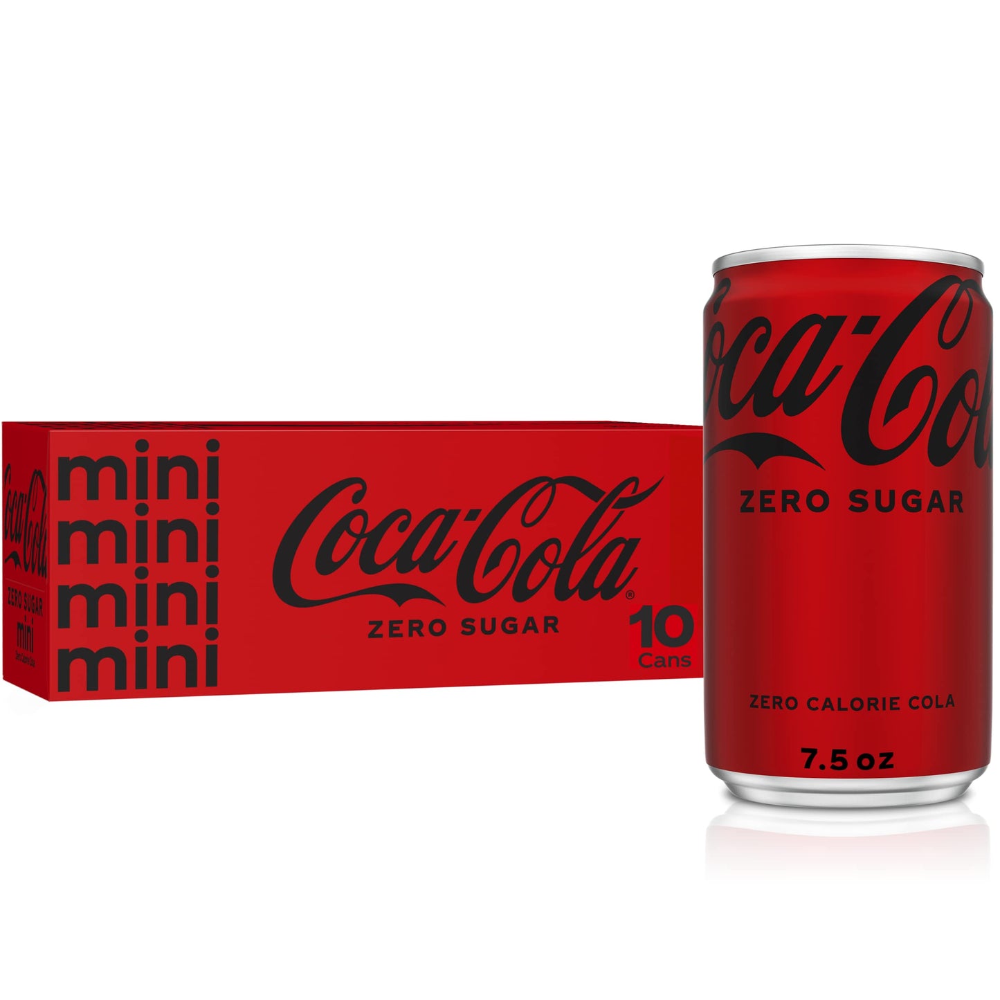 Coca-cola Coke Zero Sugar Diet Soda Soft Drink, 7.5 Fl Oz, 10 Pack Coke Zero Diet 7.5 Fl Oz (pack Of 10)