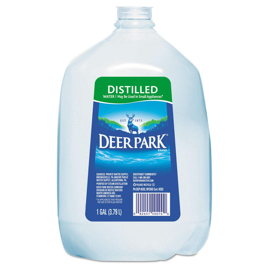 Deer Park Distilled Water - 1 Gallon Jugs (case Of 4 Gallons)