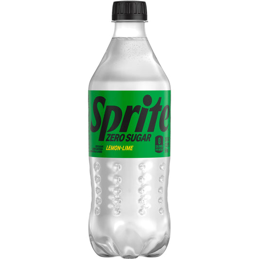 Sprite Zero Sugar Soda Bundled By Louisiana Pantry (20 Oz Bottles 24 Pack) Lemon 20 Oz Bottles 24 Pack