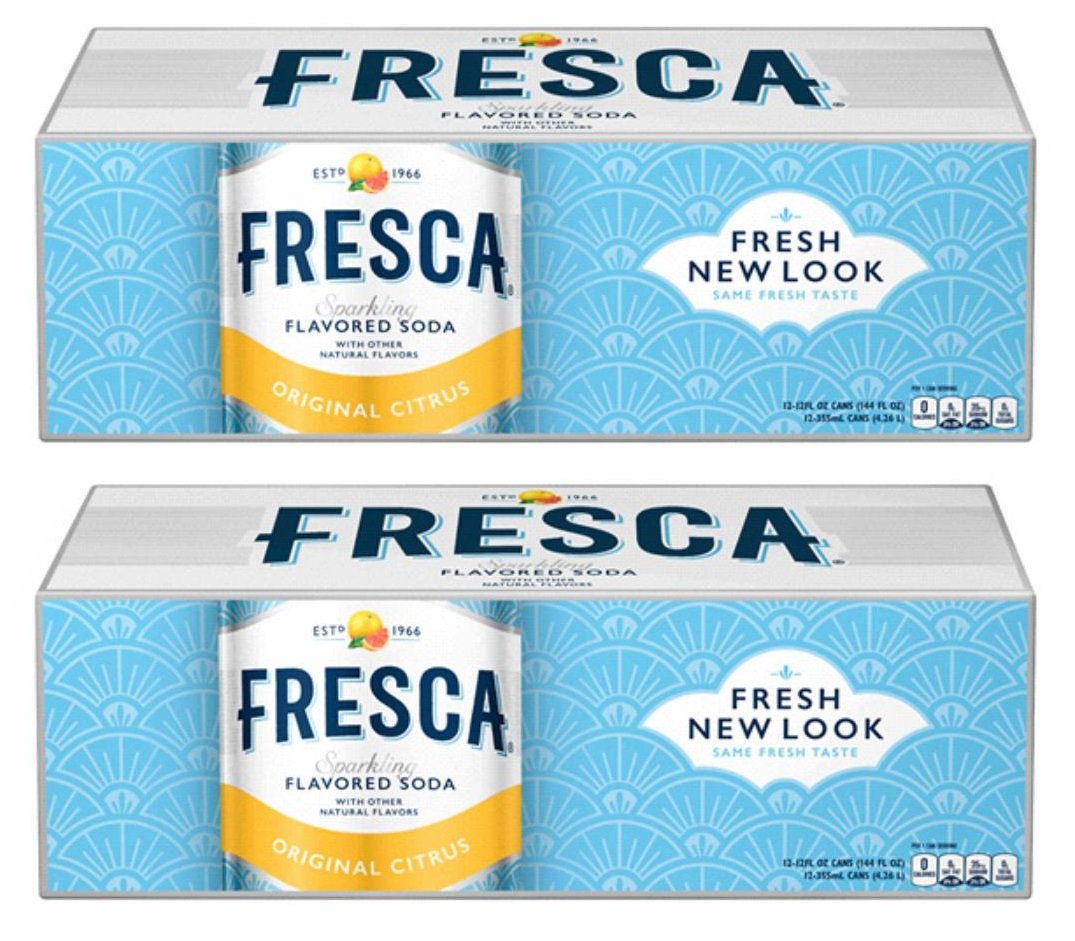 Fresca Original Citrus Soda, 12 Ounce (24 Cans) Citrus 12 Fl Oz (pack Of 24)