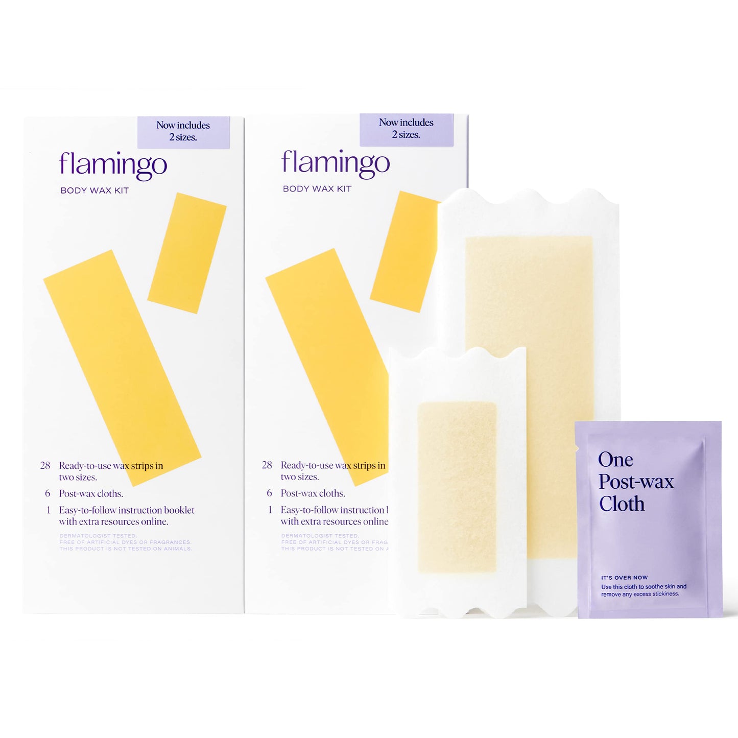 Flamingo Womens Body Wax Kit - 56 Wax Strips